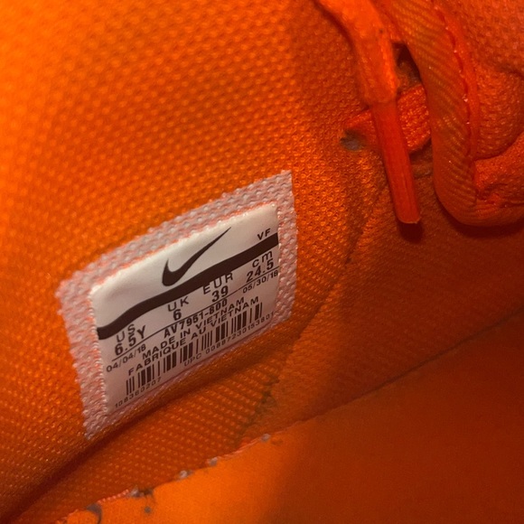 Orange Nike AF1 High - Picture 5 of 7